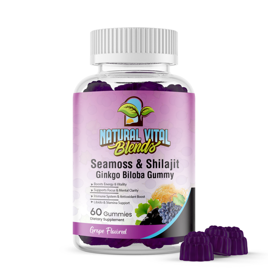 Seamoss & Shilajit Ginkgo Biloba Gummies